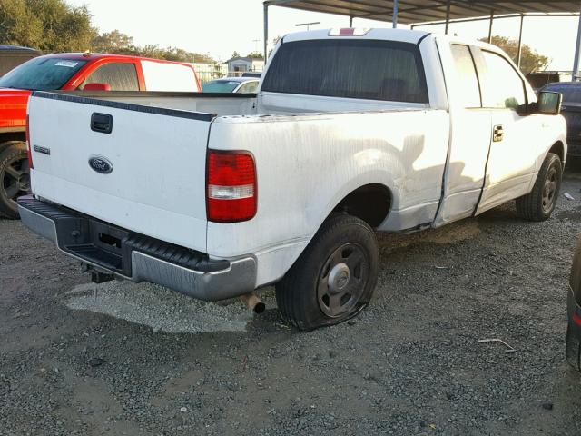 1FTPX12515FB66878 - 2005 FORD F150 WHITE photo 4