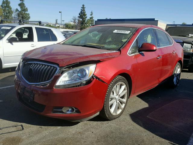 1G4PR5SK6E4143191 - 2014 BUICK VERANO CON RED photo 2