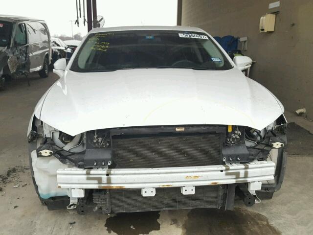 3FA6P0HD8ER207195 - 2014 FORD FUSION SE WHITE photo 9