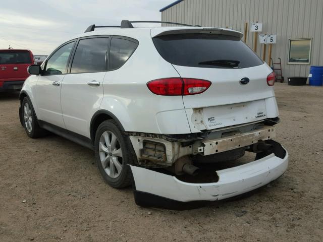 4S4WX86CX64405642 - 2006 SUBARU B9 TRIBECA WHITE photo 3