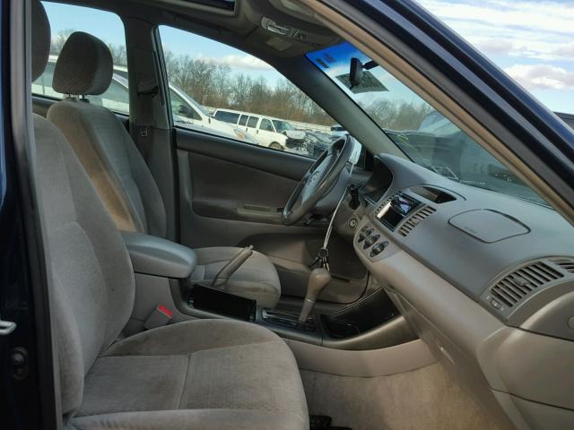 4T1BE32K13U241990 - 2003 TOYOTA CAMRY LE 蓝色 照片 5