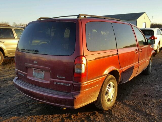 1GNDX13E72D299919 - 2002 CHEVROLET VENTURE LU BURGUNDY photo 4