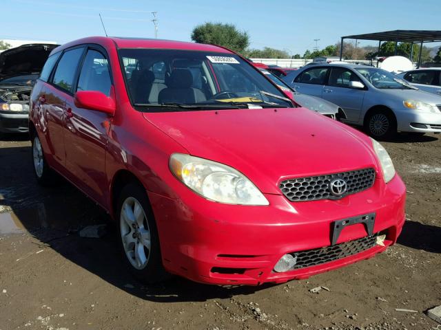 2T1KR32E43C129409 - 2003 TOYOTA COROLLA MA RED photo 1