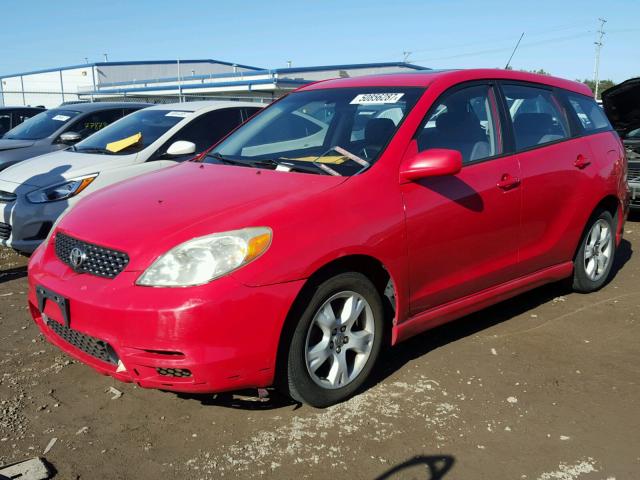 2T1KR32E43C129409 - 2003 TOYOTA COROLLA MA RED photo 2