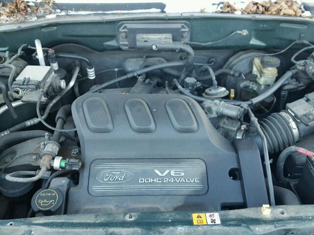 1FMCU93144KB36101 - 2004 FORD ESCAPE XLT GREEN photo 7