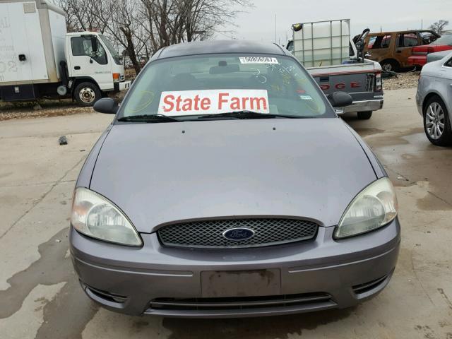 1FAFP53U27A174129 - 2007 FORD TAURUS SE GRAY photo 9