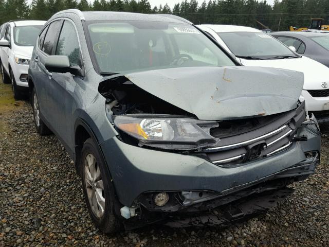 JHLRM4H76CC007450 - 2012 HONDA CR-V EXL GRAY photo 1