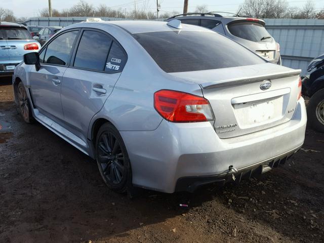 JF1VA1B69H9833027 - 2017 SUBARU WRX SILVER photo 3