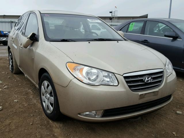 KMHDU46D18U509697 - 2008 HYUNDAI ELANTRA GL BEIGE photo 1