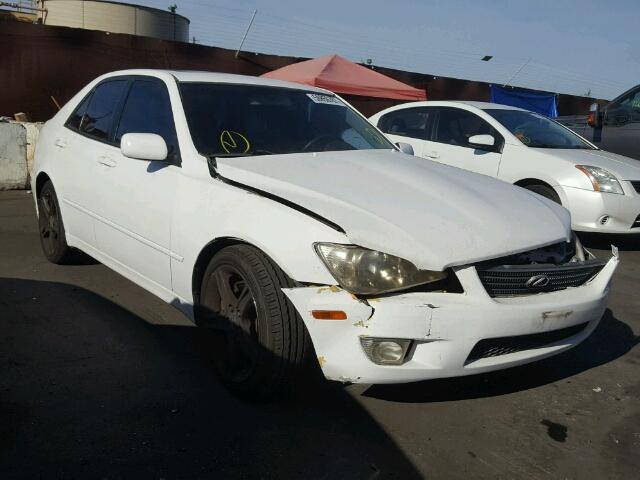 JTHBD182110002672 - 2001 LEXUS IS 300 WHITE photo 1