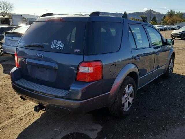 1FMZK05105GA05468 - 2005 FORD FREESTYLE BLUE photo 4