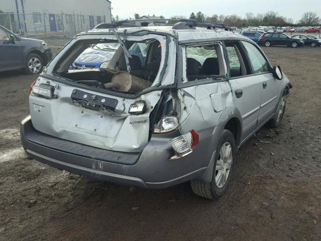 4S4BP61C157333947 - 2005 SUBARU LEGACY OUT SILVER photo 4