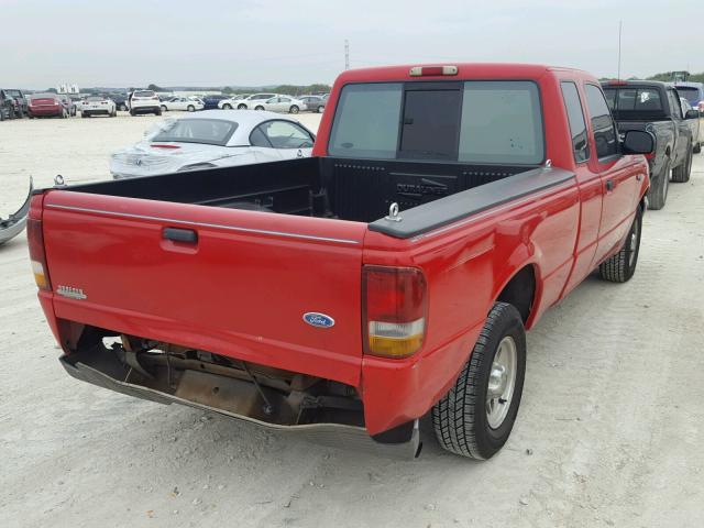 1FTCR14U9TPA72672 - 1996 FORD RANGER SUP RED photo 4