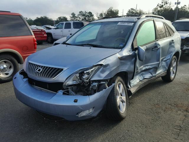 2T2GK31U07C016495 - 2007 LEXUS RX 350 BLUE photo 2