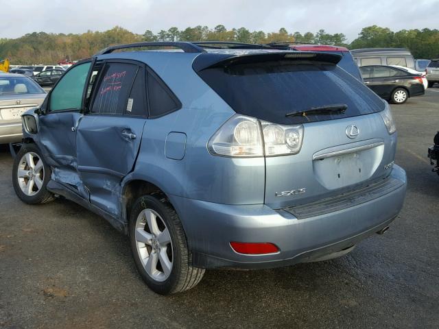 2T2GK31U07C016495 - 2007 LEXUS RX 350 BLUE photo 3