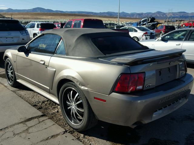 1FAFP45XX2F185604 - 2002 FORD MUSTANG GT GRAY photo 3