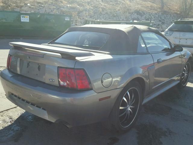 1FAFP45XX2F185604 - 2002 FORD MUSTANG GT GRAY photo 4