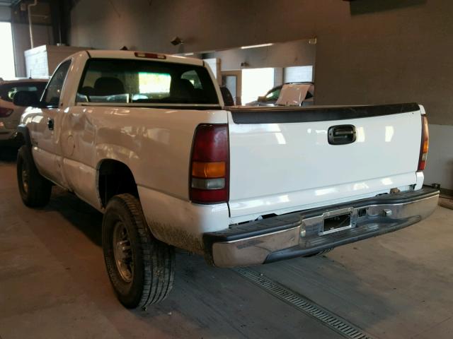 1GBHK24294E291793 - 2004 CHEVROLET SILVERADO WHITE photo 3