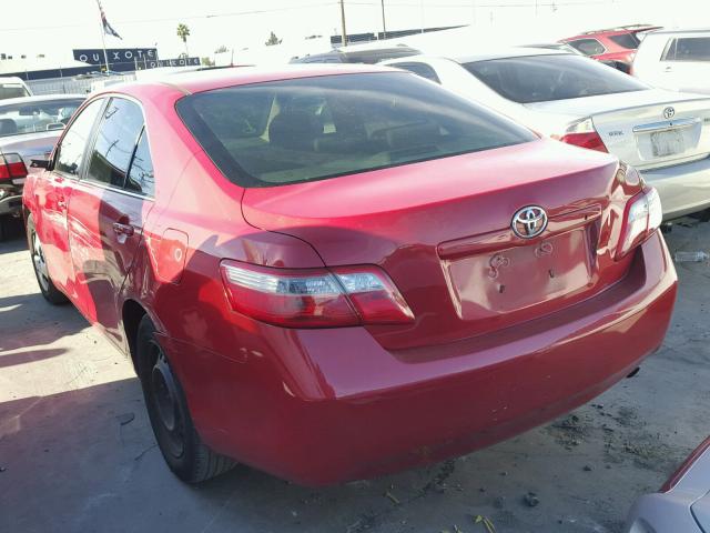 4T1BE46KX7U030826 - 2007 TOYOTA CAMRY NEW RED photo 3