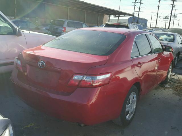 4T1BE46KX7U030826 - 2007 TOYOTA CAMRY NEW RED photo 4