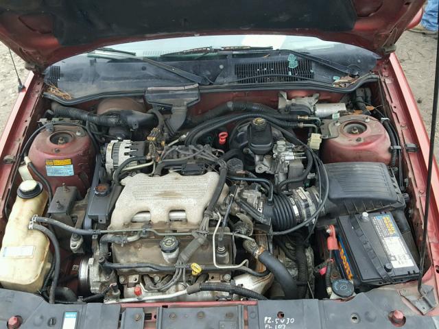 1G1LD55M3TY287049 - 1996 CHEVROLET CORSICA ORANGE photo 7