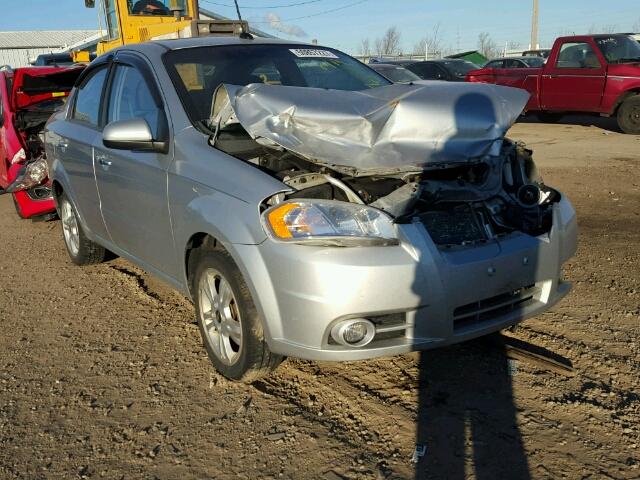 KL1TG56EX9B316636 - 2009 CHEVROLET AVEO LT SILVER photo 1