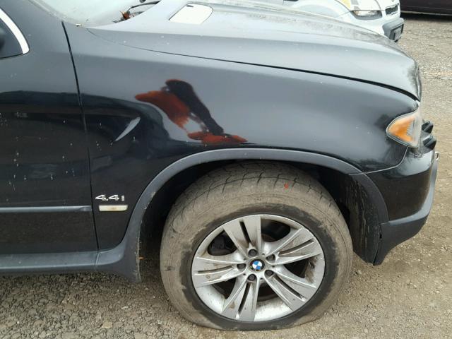 5UXFB53565LV10656 - 2005 BMW X5 4.4I BLACK photo 9