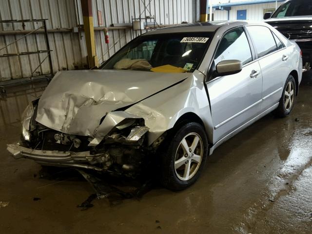 1HGCM56884A093492 - 2004 HONDA ACCORD EX SILVER photo 2