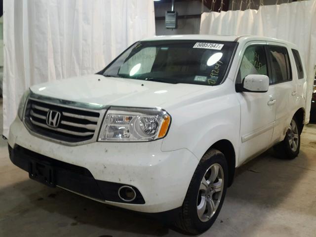 5FNYF4H51CB056530 - 2012 HONDA PILOT EXL WHITE photo 2