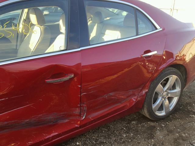 1G11J5SX1DF199659 - 2013 CHEVROLET MALIBU LTZ 红色 照片 10