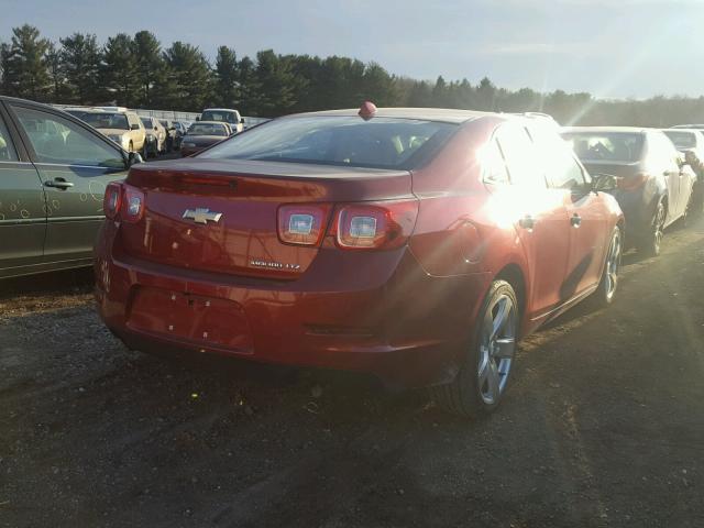 1G11J5SX1DF199659 - 2013 CHEVROLET MALIBU LTZ 红色 照片 4