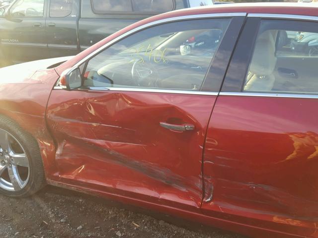 1G11J5SX1DF199659 - 2013 CHEVROLET MALIBU LTZ 红色 照片 9