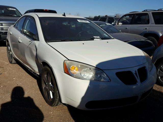 1G2ZH57N684296391 - 2008 PONTIAC G6 GT WHITE photo 1