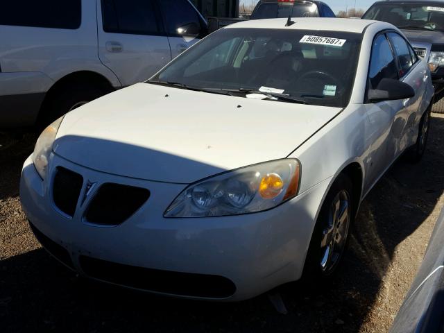 1G2ZH57N684296391 - 2008 PONTIAC G6 GT WHITE photo 2