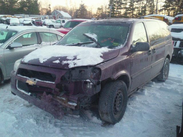 1GNDV23127D170938 - 2007 CHEVROLET UPLANDER L MAROON photo 2