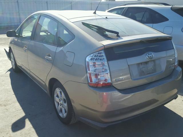 JTDKB20UX87804472 - 2008 TOYOTA PRIUS BROWN photo 3