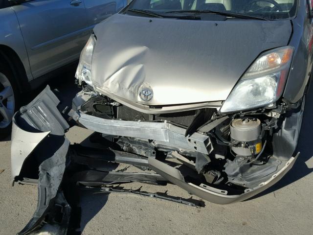 JTDKB20UX87804472 - 2008 TOYOTA PRIUS BROWN photo 9