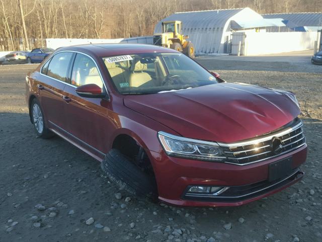 1VWBT7A38GC064200 - 2016 VOLKSWAGEN PASSAT SE RED photo 1