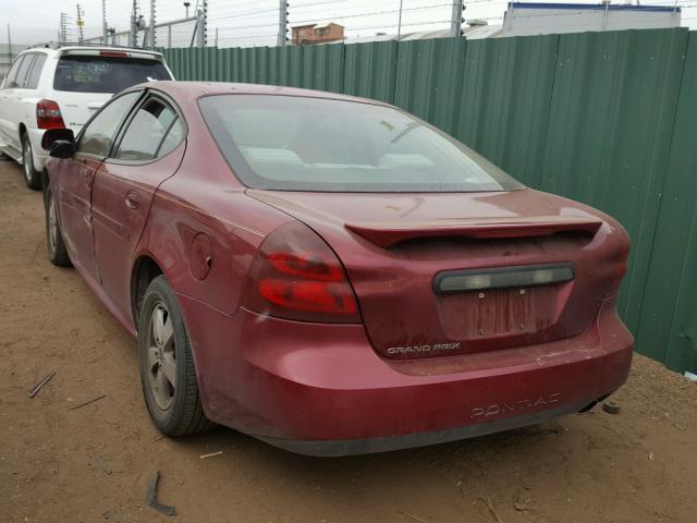 2G2WP552261208377 - 2006 PONTIAC GRAND PRIX RED photo 3