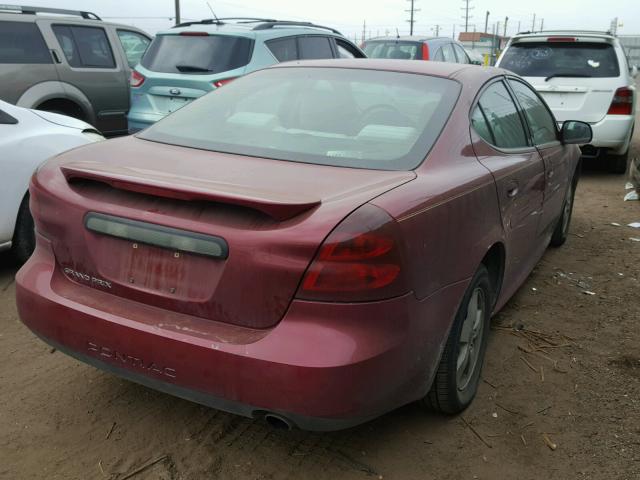 2G2WP552261208377 - 2006 PONTIAC GRAND PRIX RED photo 4