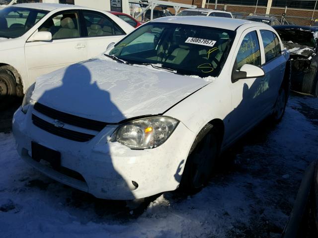 1G1AT58HX97267629 - 2009 CHEVROLET COBALT LT WHITE photo 2