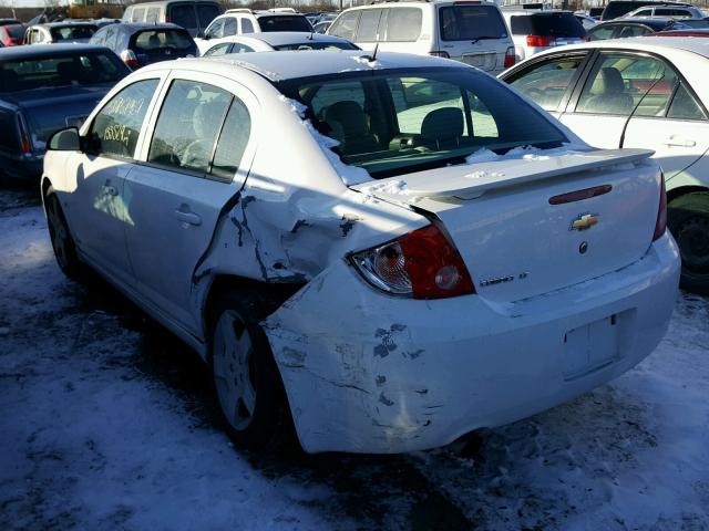 1G1AT58HX97267629 - 2009 CHEVROLET COBALT LT WHITE photo 3