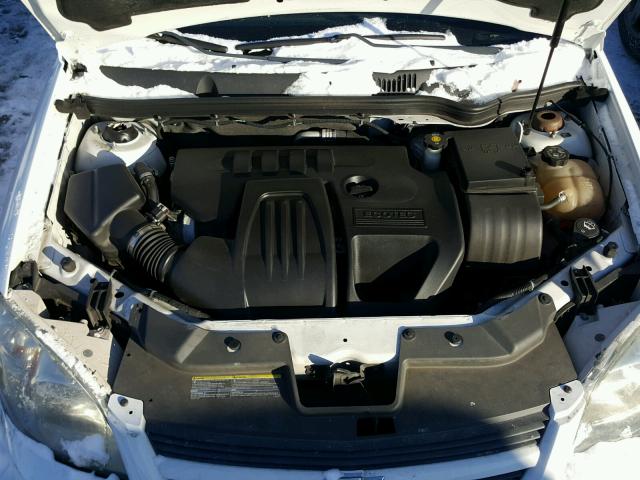 1G1AT58HX97267629 - 2009 CHEVROLET COBALT LT WHITE photo 7