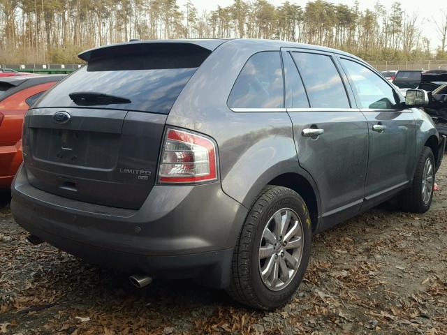 2FMDK4KC7ABA45622 - 2010 FORD EDGE LIMIT GRAY photo 4