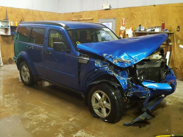 1D8GU58K67W700765 - 2007 DODGE NITRO SLT BLUE photo 1