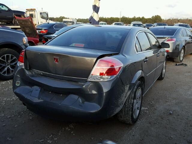 1G8ZS57B88F233763 - 2008 SATURN AURA XE GRAY photo 4