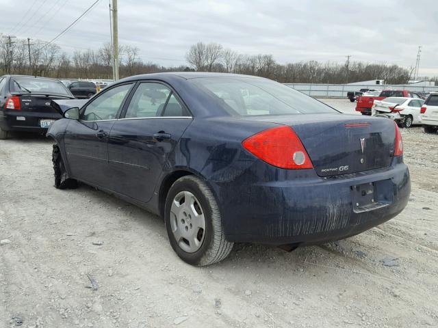 1G2ZF57B384161347 - 2008 PONTIAC G6 VALUE L BLUE photo 3