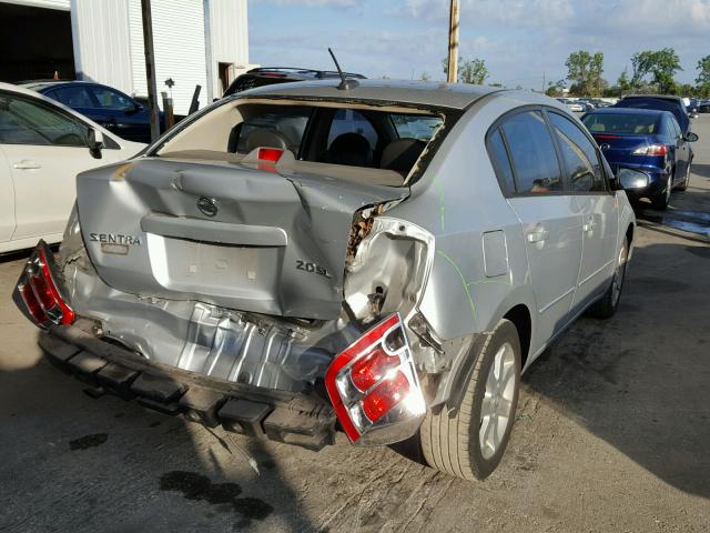 3N1AB61E88L623685 - 2008 NISSAN SENTRA 2.0 SILVER photo 4