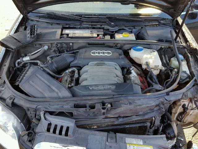 WAUAH78E58A135922 - 2008 AUDI A4 3.2 BLACK photo 7