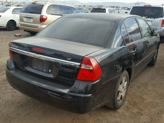 1G1ZT53F96F206377 - 2006 CHEVROLET MALIBU LT BLACK photo 4